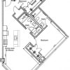Floor plan: 2BR 2B
