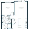 Floor plan: A2 - One Bedroom