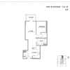 Floor plan: One Bedroom A5