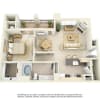 Floor plan: A1C