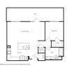Floor plan: 1x1d