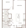 Floor plan: 1 bedroom 1 bath