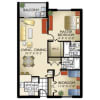Floor plan: Model E