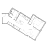 Floor plan: 1x1 - C8