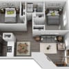 Floor plan: 2x1