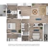 Floor plan: Cottage B1