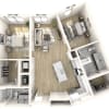 Floor plan: B3 - The Hamilton