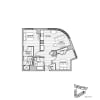 Floor plan: South 2x2B