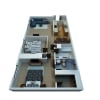 Floor plan: 2 Bedrooms  2 Bathrooms