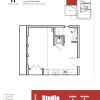 Floor plan: Studio - 249 sqft