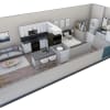 Floor plan: Studio Horizon Overlook