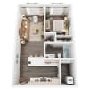 Floor plan: Plan A1D2