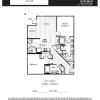 Floor plan: 2 Bedroom 2 Bath (B4)