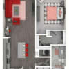 Floor plan: A2.2-The Illustrator | 837 SF