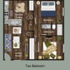 Floor plan: 2x1
