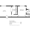 Floor plan: 1 Bedroom
