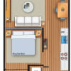 Floor plan: 1x1 Open