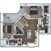 Floor plan: B2