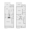 Floor plan: 215A Townhome 