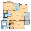Floor plan: B1D