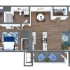 Floor plan: One Bedroom