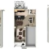 Floor plan: 3-BR Townhome