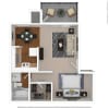 Floor plan: 0x1R