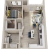 Floor plan: A18