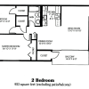 Floor plan: 2x1