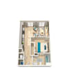 Floor plan: S1 590sf 0/1