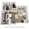 Floor plan: A1 - 1 Bed