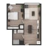 Floor plan: 1BD1x