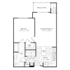 Floor plan: 1B