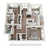 Floor plan: 2x2 F