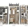 Floor plan: BT1-D-1459sf-Upgrade