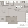 Floor plan: 1 Bedroom Bonus - Renovated