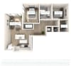 Floor plan: B1 - Hume House