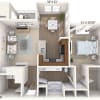 Floor plan: A4-H-Upper