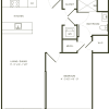 Floor plan: One Bedroom Deluxe A