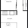 Floor plan: A7- One Bedroom