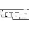 Floor plan: 1 Bed - 1 Bath | A02 - Judd