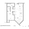 Floor plan: One Bedroom J