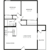 Floor plan: 2x1 Edgemere