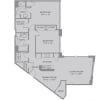 Floor plan: 2 Bed/2 Bath-B13