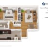 Floor plan: One Bedroom