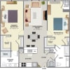 Floor plan: 2M-X