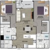 Floor plan: B10-C