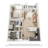 Floor plan: HH-1x1F
