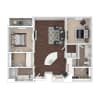Floor plan: B2 Monon