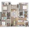 Floor plan: Three Bedroom